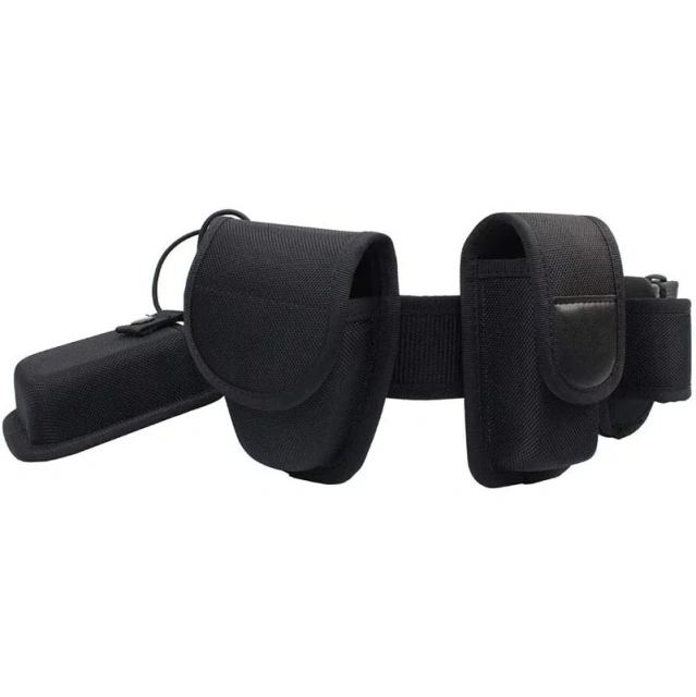 Sport Enthusiasts Mountaineering High Density Duty Web Belt Kit with Pouches Security Modular Tactical Belts Heavy Duty Belt   Multifunctional Quick-release Buckle Outdoor Duty Belts Utility Belts with Bag Waist Tool Practical Waistband Waist Belt