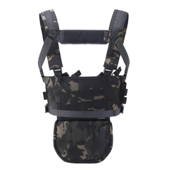 Tactical Vest Chest Rig with Magazine Pouch High Quality Tactic Chest Rig Vest for Men Tactical Chest Hanging Vest Hot Selling Lightweight Tactics Chest Rig with Mag Pouch Multifunctional Tactical Modular Vest Tactical Carry Chest Rig