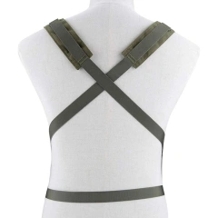 Factory Direct Sales Tactical Chest Vest Rig Adjustable Tactical Chest Rig with Mag Pouches Tactical Chest Rig Bag Customized High Quality Tactical Chest Vest Rig Tactical Vest with Multi-pockets Outdoor Training Hunting Vest