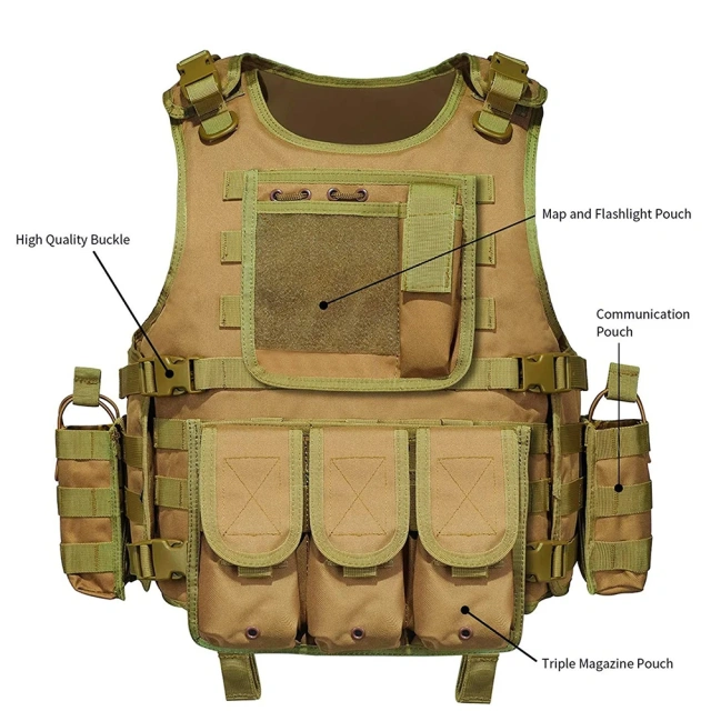 Lightweight Training Vest Waterproof Multifunctional Tactical Hunting Vest Outdoors Breathable Tactical Vest for Training Weighted Vest for Men Workout Adjustable Strength Training Vests for Workouts Running Endurance Women