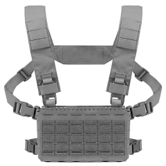 Customized Tactical Equipment Chest Rig Heavy Duty Tactical Micro Chest Rig with Pouch Tactical Plate Carrier Vest Wholesale Tactical Carrier Chest Rig with Pouches Tactical Micro Chest Rig Plate Carrier Vest Tactical Style Chest Rig