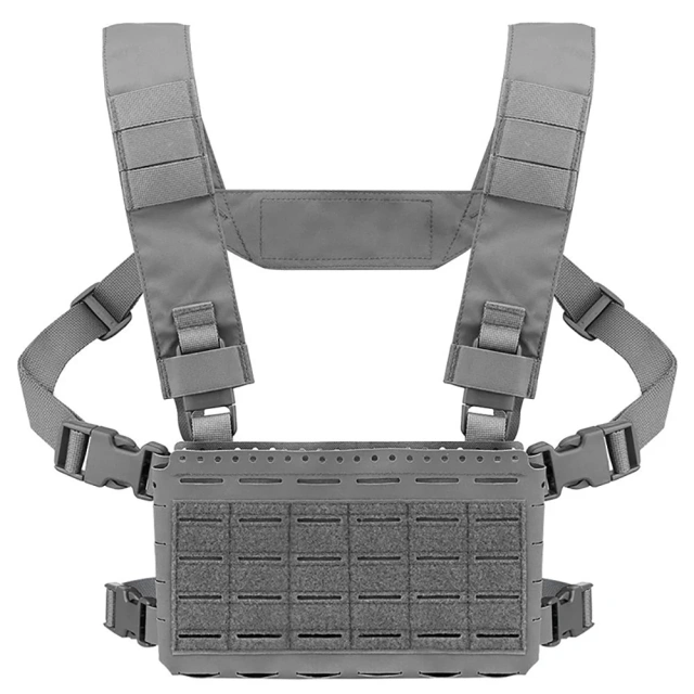 Customized Tactical Equipment Chest Rig Heavy Duty Tactical Micro Chest Rig with Pouch Tactical Plate Carrier Vest Wholesale Tactical Carrier Chest Rig with Pouches Tactical Micro Chest Rig Plate Carrier Vest Tactical Style Chest Rig