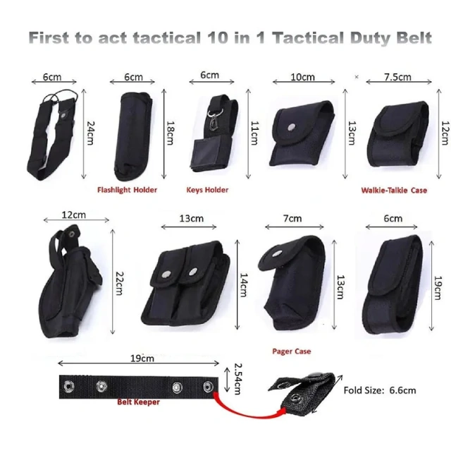 Multi-functional Outdoor Modular Equipment System Security Wear-resistant Tactical Duty Utility Versatile Work Hunting Belt  Modular Equipment Nylon Multi-functional Adjustable Strap Oxford Cloth Training Security Belt tactic Duty Utility Waist Belt