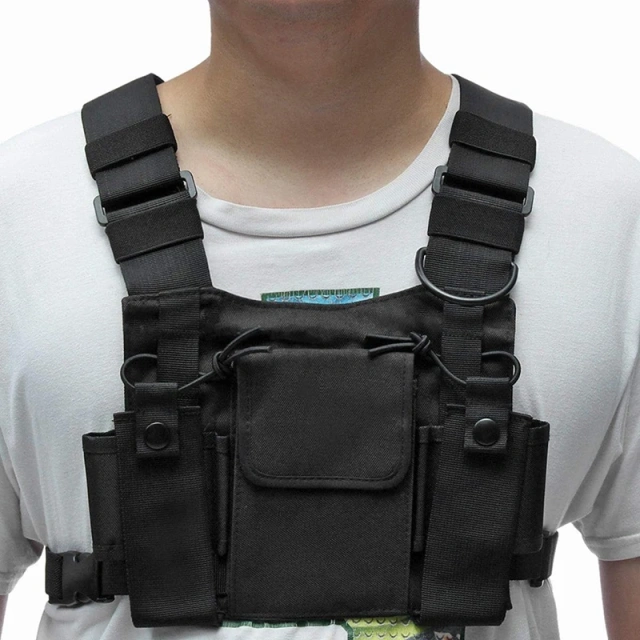 Tactical Modular Chest Rig Heavy Duty Tactical Hunting Vest With Magazine Pouch Tactical Vest Chest Bag Wholesale Tactical Chest Rigs Tactical Vests Plate Carriers Mag Carrier High Quality Tactical Rig for Chest