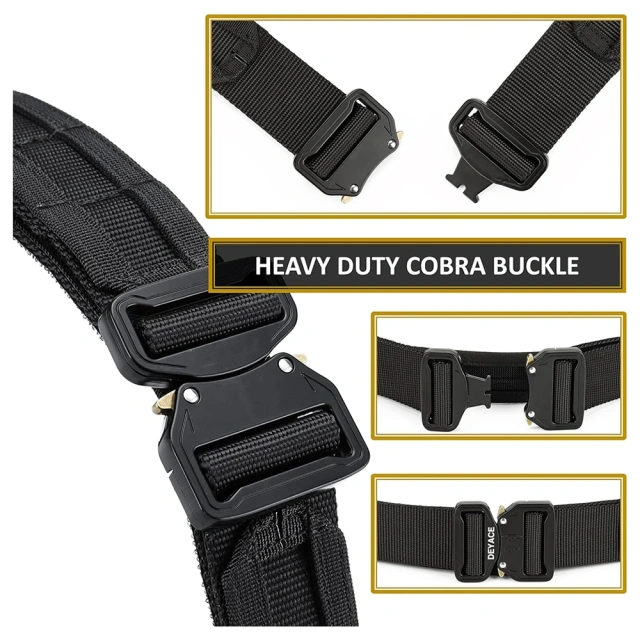 Adjustable Training Durable Quick Release Multifunctional Belt Tactical Durable  Heavy Duty Belt  Multi-functional Outdoor Hunting Waist Belt Training Equipment Quick  Detachable Release Metal Buckle Tactical Training Belt