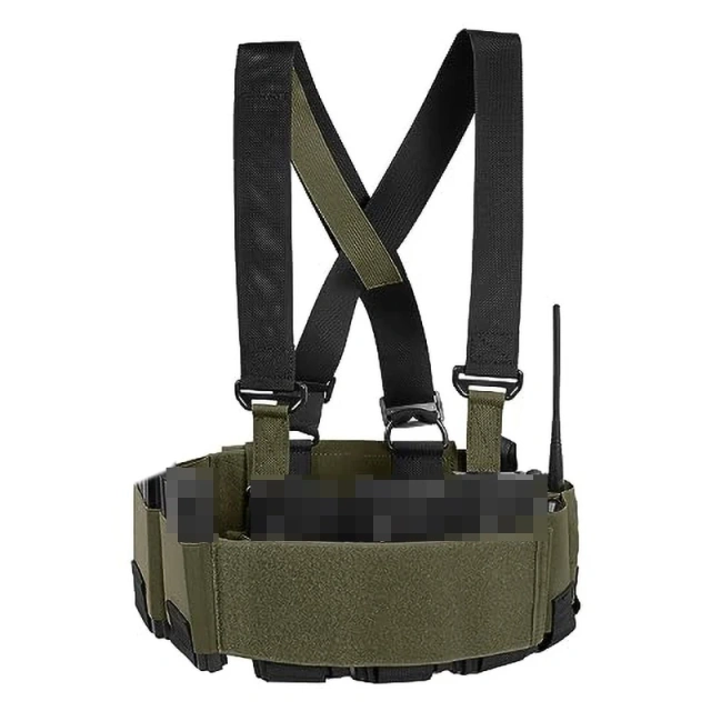 High Quality Tactical Gears Chest Rig Tactical Safety Vest Lightweight Elastic Camouflage Tactical Rig Tactical Equipment Chest Rig Adjustable Detachable Training Chest Rigs with Mag Pouch Camouflage Vest