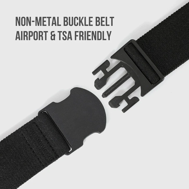 Men Sports Elastic Stretch Belt Unisex Adventure Web Belt Women Men with Non-Metal Buckle Adjustable Tactical Belt  High Quality Men Adjustable Tactical Training Belt Elastic Stretch Duty Riggers multifunctional Metal Buckle Belt