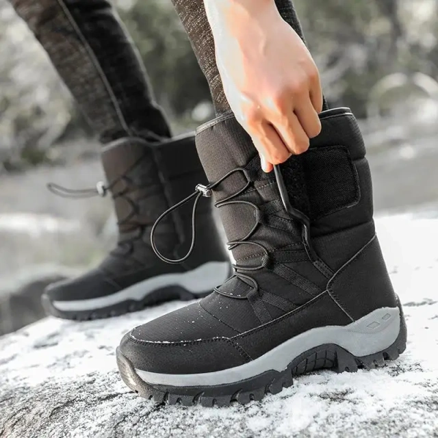 Durable Tactical Outdoor Men Women Hiking Winter Ankle Snow High Boots Designer Warm Sport Casual Oxford Shoes for Men Tactical Winter Boots Snow Hiking Sneakers Water Resistant Mid Ankle Work Oxford Casual Trekking Outdoor Anti Slip Shoes