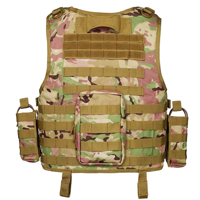 Customized Fashionable Wear-Resistant Hunting Vest Lightweight Training Vest Outdoors Breathable Tactical Climbing Vest  Adjustable Weighted Vest multifunctional Training Vest for Training Weight Vest Plates