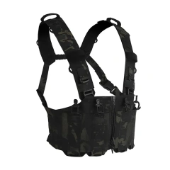 Custom Good Quality Tactical Chest Rig Vest Outdoor Safety Tactical Chest Rig Lightweight Tactical Chest Hanging Customized Tactical Chest Rig Multi-pockets Camo Harness Tactical Chest Rig Vest Tactical Chest Pack Rig