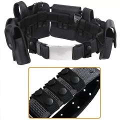 Multipurpose Belt Multifunctional Double Buckle Wide Outdoor Sports Adjustable Durable Camping Hiking Tactic Waist Belt  Outdoor Nylon multifunctional Belts Men Tactical Belt Adjustable Slide Plastic Buckle Web Canvas Belt