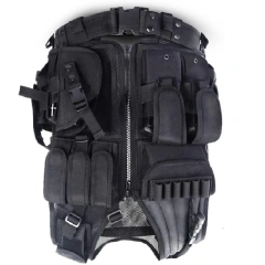 Training Vest Paintball Adjustable Soft Vest  Men Hunting Training Chest Rigs Training outdoors Breathable Paintball Holster Harness Bag Vest  Sports Training equipment Training Vest Fight Light Mini stab-proof Sports Training vest