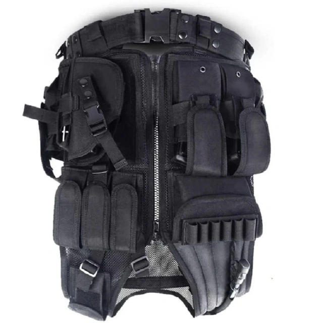 Training Vest Paintball Adjustable Soft Vest  Men Hunting Training Chest Rigs Training outdoors Breathable Paintball Holster Harness Bag Vest  Sports Training equipment Training Vest Fight Light Mini stab-proof Sports Training vest