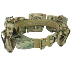 Adjustable Strap Outdoor Belt Set Multi Functional Combination Waist Seal Nylon Detachable and Adjustable Tactical Belt  Reversible Ratchet Belt Wear-resistant Lightweight Nylon Web Golf Tactical Belt with Automatic Slide Buckle
