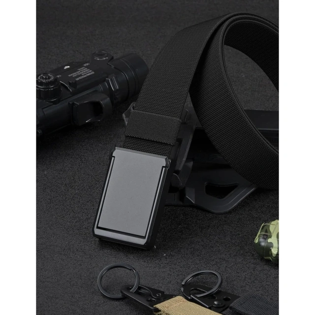 Breathable Wear-resistant Lightweight Nylon Web Work Belt with Quick Release Buckle High-quality Tactical Belt  Modular sport enthusiasts high density Material Quick Release Tactical Heavy Duty Belt high density Material Tactical Belt