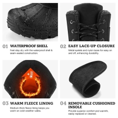 Outdoor Winter Tactical Boots Safety Boots wear-resistant Oxford Hiking shoes waterproof hunting Wear-resistant Hiking Boots High Quality Tactical Outdoor Boots Fishing Hunting Durable Hiking Wear-resistant Camping military Outdoor Trekking Oxford Shoe