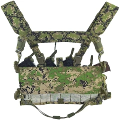 Training Molle Chest Rig Wagner Russian Durable Vest  Training Vest Adjustable Quick Release Modular Splash-Proof Training Vest for Breathable Paintball Outdoor Training Training Vest Assault Training Vest Ultra-Light Breathable for Outdoor Sports