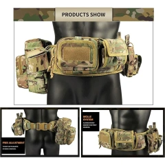 High Duty Training High Density Material Modular Equipment Tactical Belt Mountaineering Sport Enthusiasts Tactic Waist Belt  Modular Equipment Tactical Belt Quick-draw Holster Utility Kit Belt for Outdoor sport enthusiasts Paintball Games Tactical Belts