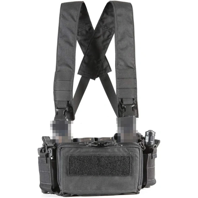 Wholesale Outdoor Tactical Chest Rig Vest Bag MICRO Tactical Vest Chest Rig Top Quality Tactical Harness Chest Rig Tactical MOLLE Chest Rigs with Magazine Pouch Harness Tactical Chest Rigs for Hunting Tactical Plate Carrier Vest
