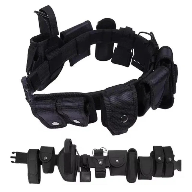 Lightweight Sport Enthusiasts Tactical Pouch Sets Multifunctional Utility Kit Belt  Adjustable Duty Belt Security Duty Belts  Men's Training Casual durable outdoors Nylon Webbing Belts multifunctional Wear-resistant Tactical belt