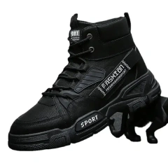 Fashionable Oxford Boots Men Ankle Boots Tactical Outdoor Booties High Top Shoes for Men Platform wear-resistant Work Boots Wholesale Military Sport Outdoor Hiking Boots Work Tactical Boots Tactical Waterproof Casual Comfortable Hiking Oxford Boot