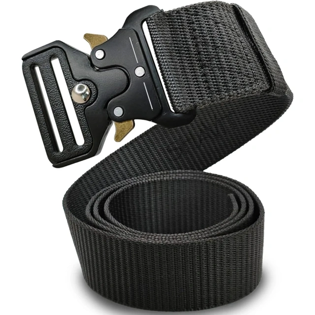 Adjustable Training Tactical Belts Work Hiking Riggers Web Nylon Waistband Belt with Quick Release Metal Buckle  Wholesale Premium Durable Tactical sport enthusiasts Belt with Pouches High Density Security Duty Equipment Duty Belts