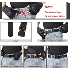 Waterproof Multifunctional Fashionable Adjustable Training Tactical Belt  Durable Men Nylon Work Heavy Duty Belt  Tactical Belt Waist pack Set multifunctional New Style Custom Outdoor Training Quick Buckle Pouch Tactical Belt for men