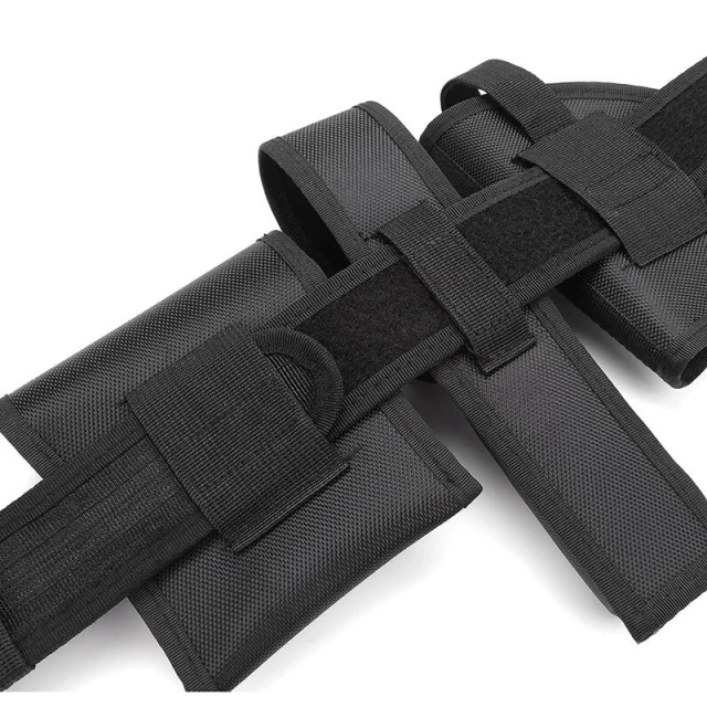 Heavy Duty Adjustable Modular Equipment Security Utility Tactical Belt with Components Pouches  Holster for Security Hunting  Multifunctional Security Belts high density Waist Pack Hunting Utility Kit Duty Belt Tactical Training Belt Pouch Holster Bag