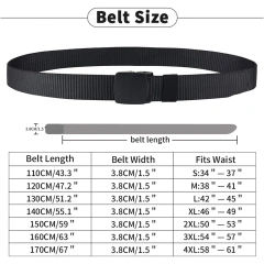 Men's High-quality Durable Waterproof Tactical Belt Wear-resistant Lightweight Heavy Duty Buckle Tactical Belt  Outdoor Mountaineering Tactical Holster Flashlight Pouch Sets Multifunctional Utility Kit Belt Duty Belt Security Duty Belts