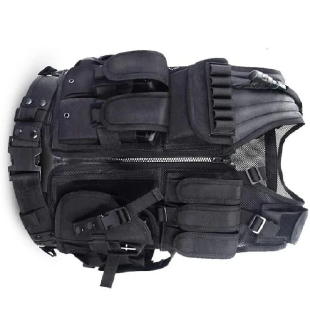 Training Vest Paintball Adjustable Soft Vest  Men Hunting Training Chest Rigs Training outdoors Breathable Paintball Holster Harness Bag Vest  Sports Training equipment Training Vest Fight Light Mini stab-proof Sports Training vest
