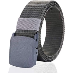 Outdoor Nylon Multifunctional Belts Men Tactical Belt Adjustable Slide Plastic Buckle Web Canvas Belt  Outdoor Tactical Belt Set Combination Detachable Adjustable Waist Belt With Accessory Packs Hunting Game Tactical Belt