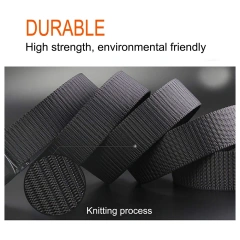 Lightweight Durable Nylon Canvas Plastic Buckle Belt Travel Adjustable Nylon Web Slide Tactical Belts  High Quality Polyester Tactical Belt Outdoor Training Use Pouch Hunting Accessories multifunctional Tactical Duty Belt
