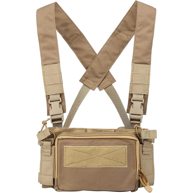 Wholesale Tactical Equipment Chest Rig for Hunting Camouflage Tactical Vest Heavy Duty Tactical Vest Chest Rig Tactical Micro Modular Vest for Hunting Camouflage Tactical Chest Rig Vest Outdoor Tactical Chest Rig Vest