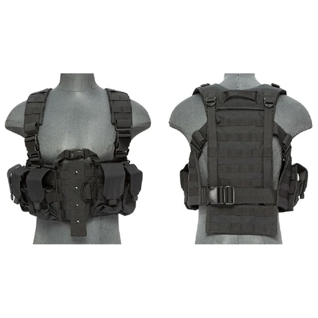 Customized Tactical Equipment Gear Hunting Vest Tactical Chest Harness MOLLE Rig Heavy Duty Tactical Chest Rig Vest Customized Tactical Equipment Gear Chest Rig Outdoor Tactical Camouflage Chest Rig High Quality Camo Tactical Vest Rig