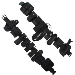 Outdoor Multi-functional Mountaineering Hunting Pouches Utility Tactical Belt Heavy Duty Nylon Equipment Tactical Belts  Durable Adjustable Waterproof Wear-resistant Slim Belt Sports Training durable outdoors Tactical Belts