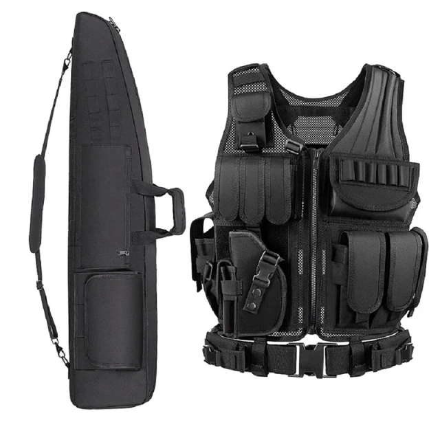 Wholesale Hunting Breathable Training Vest for Men Outdoor Training Vest High Quality Tactical Wear-resistant Training Vest high-quality stab-proof Sports Training vest stab-proof sports equipment Training Weight Vest