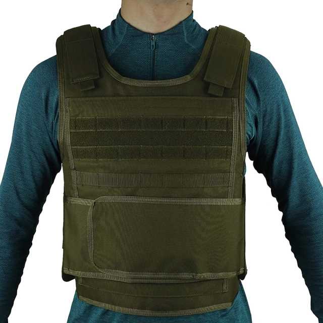 Customized Climbing Outdoors Breathable Training Vest Adjustable Assault Training Vest Good Quality Wear-resistant Tactical Vest Cross Draw Outdoor Training Vest Training stab-proof Sports equipment security vest