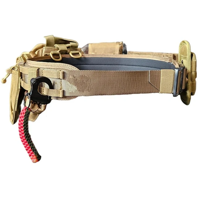 Camping and Everyday Use Quick-release Buckle Tactic Waist Belt High Density Material Duty Utility Waist Sport Enthusiasts Belt  High Quality Mountaineering high density Material Duty Belt Durable Bag Practical Waist Tool Bag tactic Waist Belt