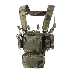 Tactical Chest Rig Mag Pouch Vest Tactical Molle Chest Rigs With Mag Pouch Tactical Training Mini Rig Multi-functional Tactical Chest Rig for Tactical Training Quick Release Tactical Chest Rig Vest With Mag Pouches
