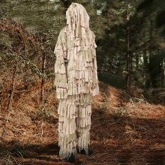Jungle Camouflage Clothing Camouflage Clothing Hunting Suit for Outdoor Training Games Ghillie Suit Ghillie Suit Professional Outdoor Camouflage Clothing Hunting Mesh Suit for Outdoor Activities Lightweight Jungle Ghillie Suit