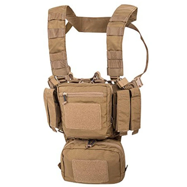 Customized Tactical Chest Rig Hunting Vest Camo Tactical Chest Rig With Mag Pouch Heavy Duty Training Mini Rig Hot Sale Tactical Chest Rig Lightweight MOLLE Tactical Vest Plate Carrier Outdoor Protective Hunting Chest Rig for Tactical