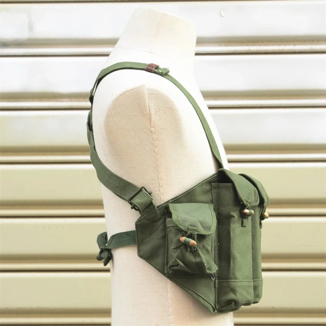 Tactical Pouch Chest Rig Multifunctional Camouflage Tactical Vest High Quality Tactical Chest Vest Wholesale Outdoor Tactical Gear Chest Rig Bag Multi-Functional Training Vest Tactical Chest Rig Pouch with Strap