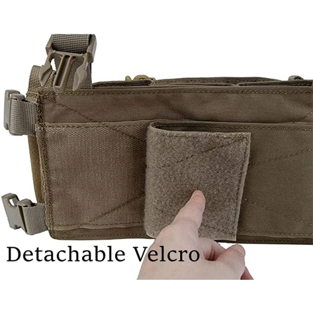 Customized Training Chest Rig with Mag Pouch High Quality Tactical Chest Rig Molle Pouches Tactical Training Vest Tactical Chest Vest Rig Adjustable Tactical Harness Chest Rig with Mag Pouches for Training Camo Tactical Vest Rig