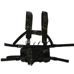Tactical Hunting Shoulder Vest Clothes with Mag Pouches Tactical Hanging Chest Rig Tactical Chest Rig Vest Customized Good Quality Tactical Suppliers Plate Vest Men Tactical Carrier Chest Rig for Outdoor Tactical Style Chest Rig