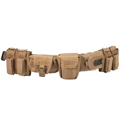 Adjustable Hiking Durable Camping Wear-resistant Tactical Duty Belt Outdoor Fashionable High Quality Utility Belt With Pouches  Hot selling Adjustable Training high-quality Reversible Casual Nylon Belt Web multifunctional Tactical Work Belt