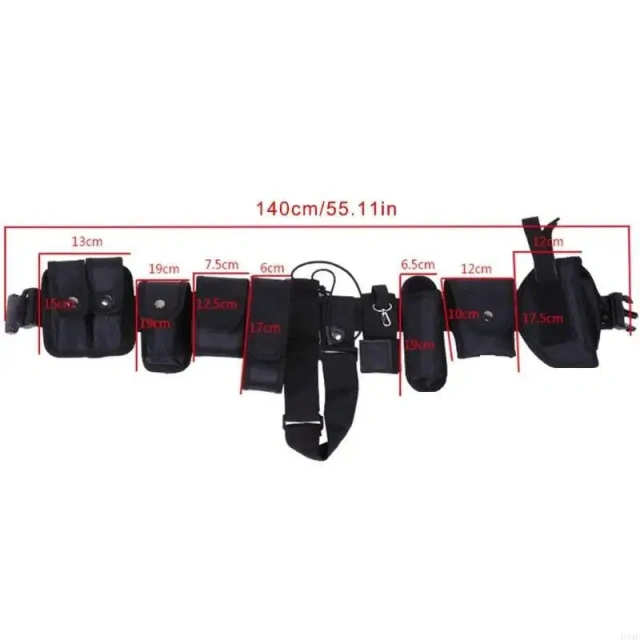 Adjustable Strap Mountaineering Waist Belt with Multiple Compartments Adjustable for Hiking Camping Tactical Waist Belt  Wear-resistant Ratchet Belts Men Nylon Web Casual Belt with Automatic Buckle Adjustable Golf Tactical Nylon Belt