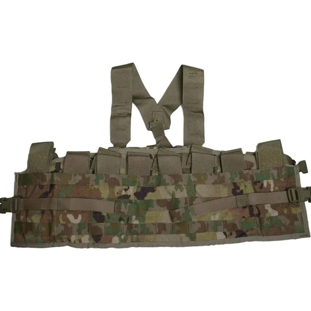 Adjustable Tactical Vest Detachable Tactical Molle Chest Rigs With Mag Pouch Tactical Recon Chest Rig Factory Direct Sales Tactical Chest Vest Rig Adjustable Tactical Chest Rig with Mag Pouches Tactical Chest Rig Bag