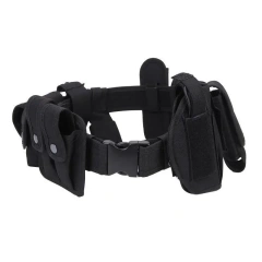 Multifunctional Security Training Belts Outdoor Tactical Training Utility Kit Duty Practical Belt with Pouch Supplies  Wear-resistant Lightweight Tactical Web Belt Casual Nylon Webbing with No Metal Buckle Tactical Training Web Belt