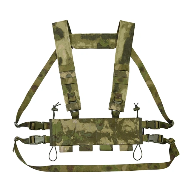Training Equipment Tactical Vest Lightweight Tactical Chest Rig with Mag Pouch Tactical Vest Chest Rig for Training Camouflage Tactical Vest Rig with Magazine Pouch Tactical Vest Chest Rig Tactical Chest Training Vest for Hunting