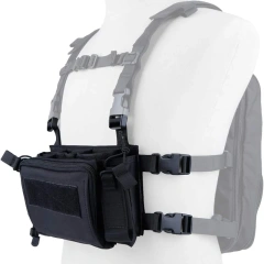 Outdoor Camouflage Tactical Vest Good Quality Tactical Training Vest Tactical Chest Rig with Magazine Pouch Outdoor Tactical Chest Mini Rig Multifunctional Training Vest with Mag Pouches Adjustable Tactical Vest Chest Rig